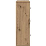 vidaXL Knjižna omara artisan hrast 60x24x76,5 cm inženirski les | Shoptok.si