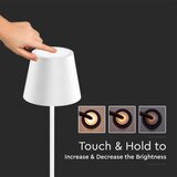  led prigušiva punjiva podna lampa 3u1 LED/4W/5V 4400 mah 3000K IP54 bela | Eponuda.com