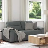  Dvosjed Sofa Tamno siva 180x81x84 cm Tkanina - Tamno siva 1 180 cm Cijene