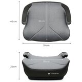 Kinderkraft booster autosjedalica I-BOOST 2 i-Size (125-150 cm), siva | shoptok.hr