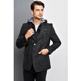 Dewberry K7540 MEN'S COAT-ANTHRACITE