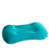 INF Ročno napihljiv ledveni vzglavnik s TPU ventilom za potovanja in avto Blue, (5000286741) | Shoptok.si
