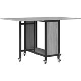  Sklopivi blagovaonski stol s kotačićima 130 x 80 x 76,5 cm | shoptok.hr