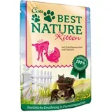Varčno pakiranje Best Nature Kitten 32 x 85 g - puran in teletina