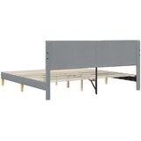  Krevetna konstrukcija Svjetlosiva 200 x 200 cm Tkanina | shoptok.hr