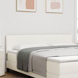 vidaXL Naslon za glavo Enostaven dizajn Krem 180 cm Corduroy tkanina, (22049266) | Shoptok.si