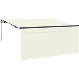  Skrovita tenda Krema 300 x 200 cm Poliester i aluminij | Eponuda.ba