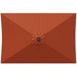  Vrtni suncobran 200 x 300 cm Poliester Pravokutni Terakota | shoptok.hr