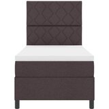  Krevet s opruga kutije Tamno smeđa 90 x 190 cm tkanina | shoptok.hr