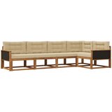 Set vanjskih sofa 5 pcs Prirodna i bež | shoptok.hr