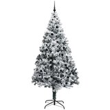 vidaXL Umestno božično drevo med 300 LED Zelena 240 x 150 cm | Shoptok.si