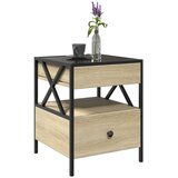  Stolić s beskonačnim LED svjetlima boja hrasta 40 x 40 x 51 cm | shoptok.hr