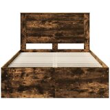  Konstrukcija postelje z vzglavjem Dimljeni oreh 120 x 200 cm, (5000103740) | Shoptok.si