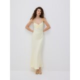 Reserved Maxi haljina od satena - svjetložuto | shoptok.hr