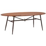 Premier Housewares Blagovaonski stol od punog oraha 104x219 cm New Foundry – Cijene