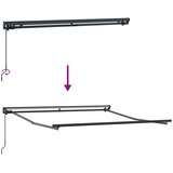  Skrovita tenda Krema 350 x 250 cm Poliester i aluminij | shoptok.hr