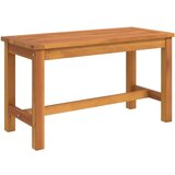  Vrtna klupa 80 x 35 x 45 cm od masivnog bagremovog drva | shoptok.hr