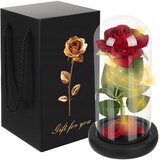  Dekorativna XL toplo bela LED vrtnica v steklenem kozarcu 21cm Cene