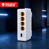  Lan switch poe mrežno stikalo 4 port razdelilnik do 1000 mb/s | shoptok.hr