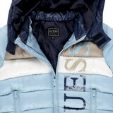 Guess Puhovke HOODED PADDED LS PUFFER W/ZIP Modra | Shoptok.si