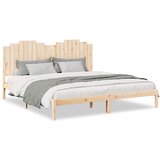 vidaXL Daljši posteljni okvir brez vzmetnice 200x220 cm trden les, (22053891) | Shoptok.si