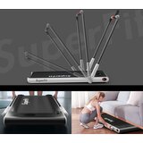  Električna traka za trčanje s podešavanjem brzine na daljinsko upravljanje, bluetooth funkcija - srebrna | shoptok.hr