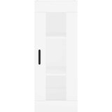  Visoka komoda bijeli 34,5x34x180 cm od konstruiranog drva | shoptok.hr