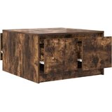 Stol za kavu s ladicama dimljeni hrast 70,5x70x40 cm | Eponuda.com