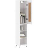  Visoka komoda bijeli 34,5x34x180 cm od konstruiranog drva | shoptok.hr