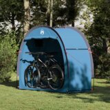 vidaXL Zadnji shranjevalni šotor s streho Modra 210 x 90 x 174 cm | Shoptok.si