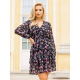 Resti Women's black floral dress - Clothing | Shoptok.si
