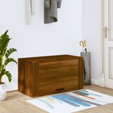 vidaXL Zidni ormarić za cipele Smeđi hrast 70x35x38cm masivna borovina Cijene