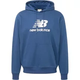 New Balance Sweater majica safirno plava / bijela