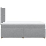  Krevet s oprugama i madracem svjetlosivi 120x190 cm od tkanine | shoptok.hr