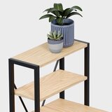  Kutni radni stol s policama Leader 5.9 Hrast 145 cm | shoptok.hr