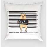 A-Lab Booked Pillow white / black Cene