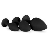 EasyToys - Anal Collection Komplet analnih čepova sa biserom, crni | shoptok.hr