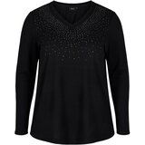 Zizzi Bluza 'Lucca' črna | Shoptok.si