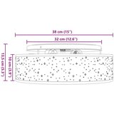  Stropne svjetiljke s zvjezdanom sjenilom Crna Ø 38 cm Tkanina E27 | shoptok.hr