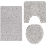 vidaXL kopalniške preproge in preproge Siva Mikrovlakna 50 x 50 x 0.2 cm | Shoptok.si