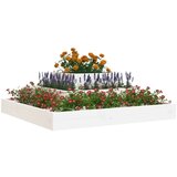  Sadilica bijela 80x80x27 cm od masivne borovine | shoptok.hr