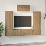  Set TV komoda Zidne 7 pcs Umjetnički hrast Konstruirano drvo | shoptok.hr