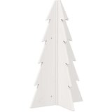 vidaXL Drveno ukrasno božićno drvce bijelo 69,5 cm od masivne borovine | shoptok.hr