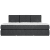 MID.YOU DRUŽINSKA POSTELJA 270 cm x 200 cm , les, tekstil, leseni material antracit | Shoptok.si
