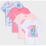 Sinsay Pamučne majice s printom 4 pack Lilo & Stitch | shoptok.hr