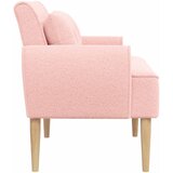  Ljubavni kauč s gumbima Ružičasta 117 x 67 x 77 cm Bouclé | Eponuda.ba