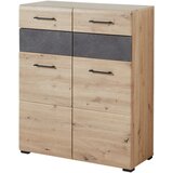 Voleo omara za čevlje siva, barve hrasta | Shoptok.si