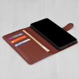 Techsuit Leather Folio preklopna maska za Motorola Edge 50 Pro – smeđa | shoptok.hr