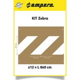 a.m.p.e.r.e Komplet šablon, za zebro, 12 šablon, karton | Shoptok.si