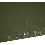  Vrtna saksija Maslinastozelena 100 x 20 x 49 cm Čelična vrata | shoptok.hr